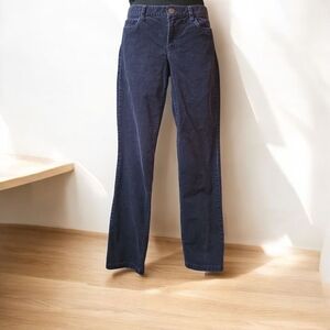 J. Crew Factory Dark Blue Corduroy Jeans
